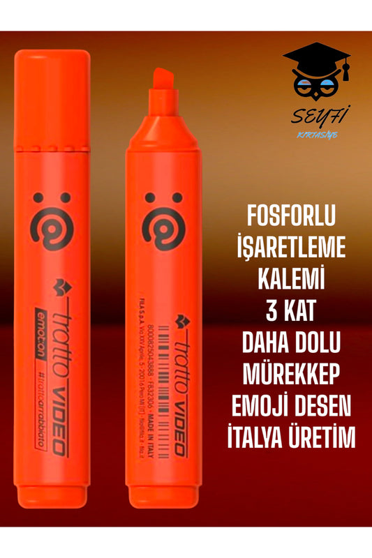 FOSFORLU İŞARETLEME KALEMİ 3 KAT DAHA DOLU MÜREKKEP İTALYA ÜRETİM