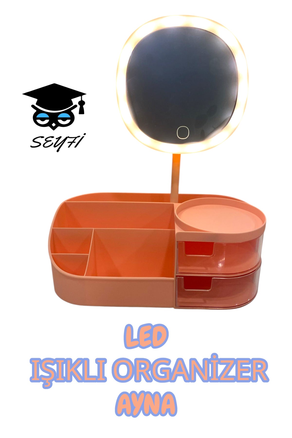 Led Işikli Organizer Ayna
