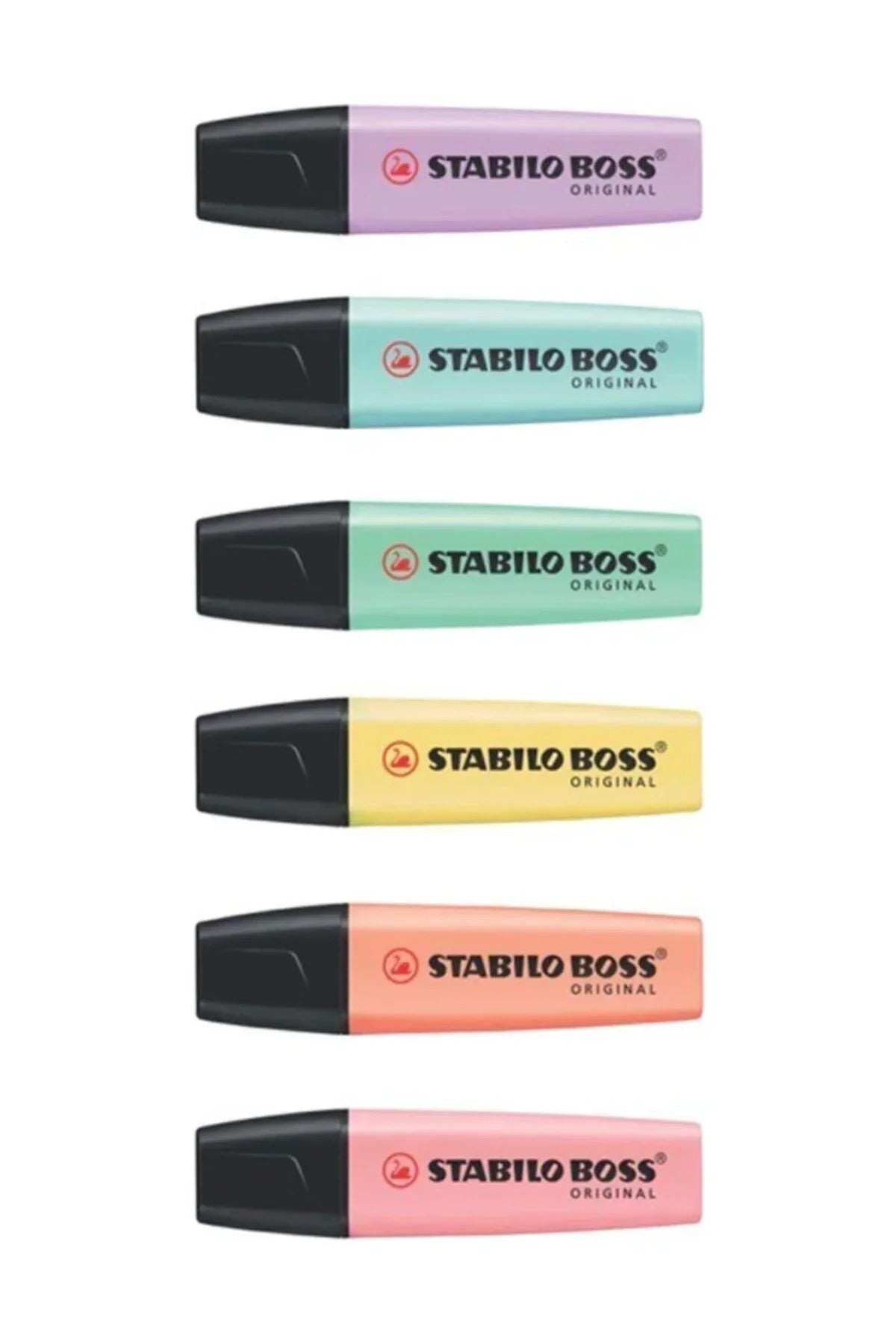 Boss Original Fosforlu İşaretleme Kalemi 6 Renk Set