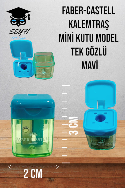 1 ADET KALEMTRAŞ ÇEŞİTLİ MODELLER F-CASTELL %100 KALEMTIRAŞ