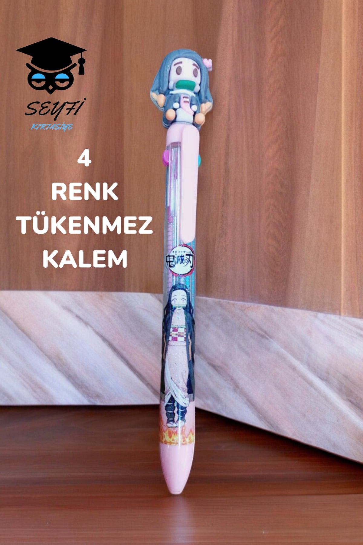4 RENKLİ TÜKENMEZ KALEM ANİME MODELLER 1 ADET