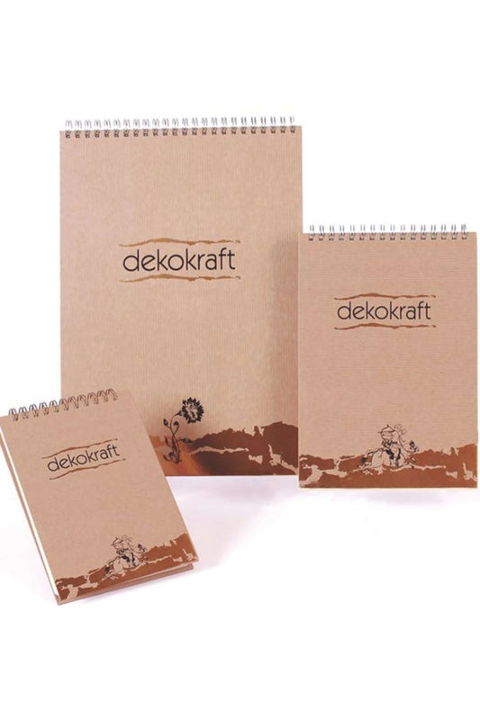 Bloknot A-4 100 Yaprak Kareli Dekokraft Spiralli 144002-99