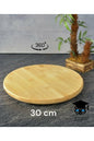 BAMBU SUNUMLUK 30 CM DÖNER STANDLI DÜZ BÖLMESİZ