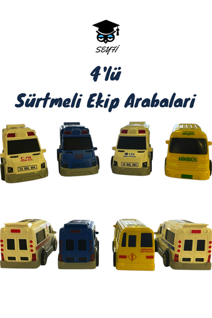 4'lü Sürtmeli Ekip Arabalari