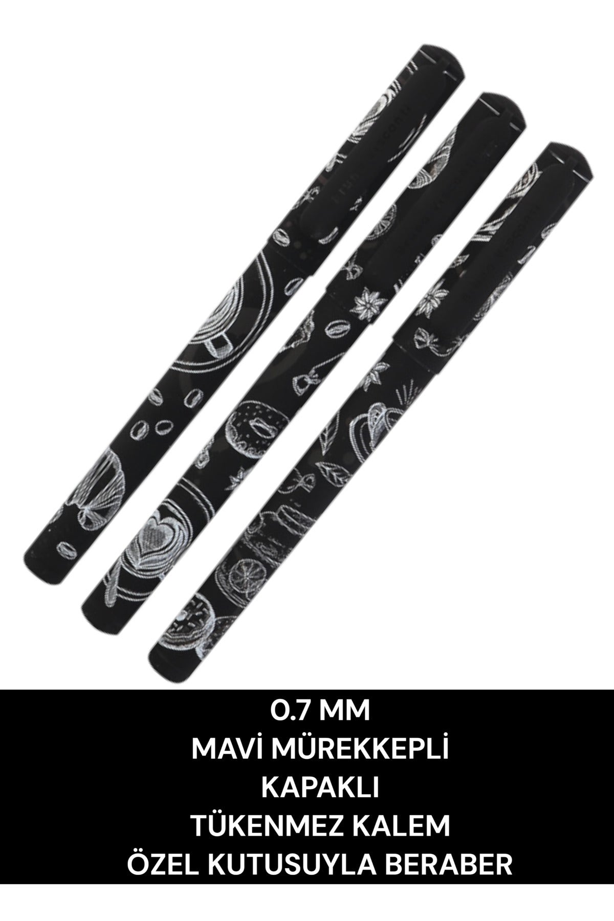 0.7 MM MAVİ MÜREKKEPLİ KAPAKLI TÜKENMEZ KALEM ÖZEL KUTUSUYLA BERABER