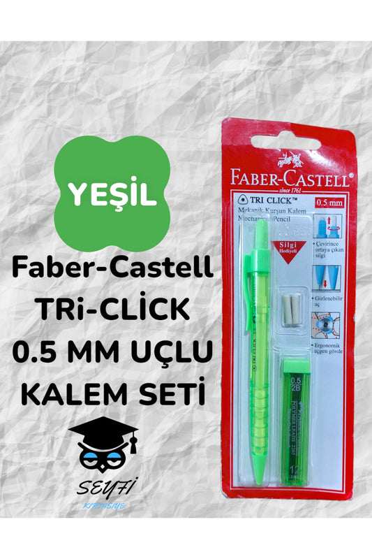 Faber-Castell TRi-CLİCK 0.5 MM UÇLU KALEM SETİ