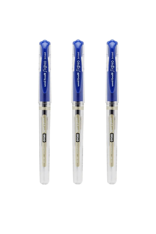 Uniball UM-153 Signo Broad 1.0 Mm İmza Kalemi Mavi - 3 ADET