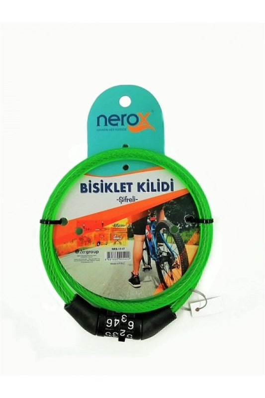 Nerox Bisiklet Kilidi Şifreli Nrx-1117 (65 Cm)