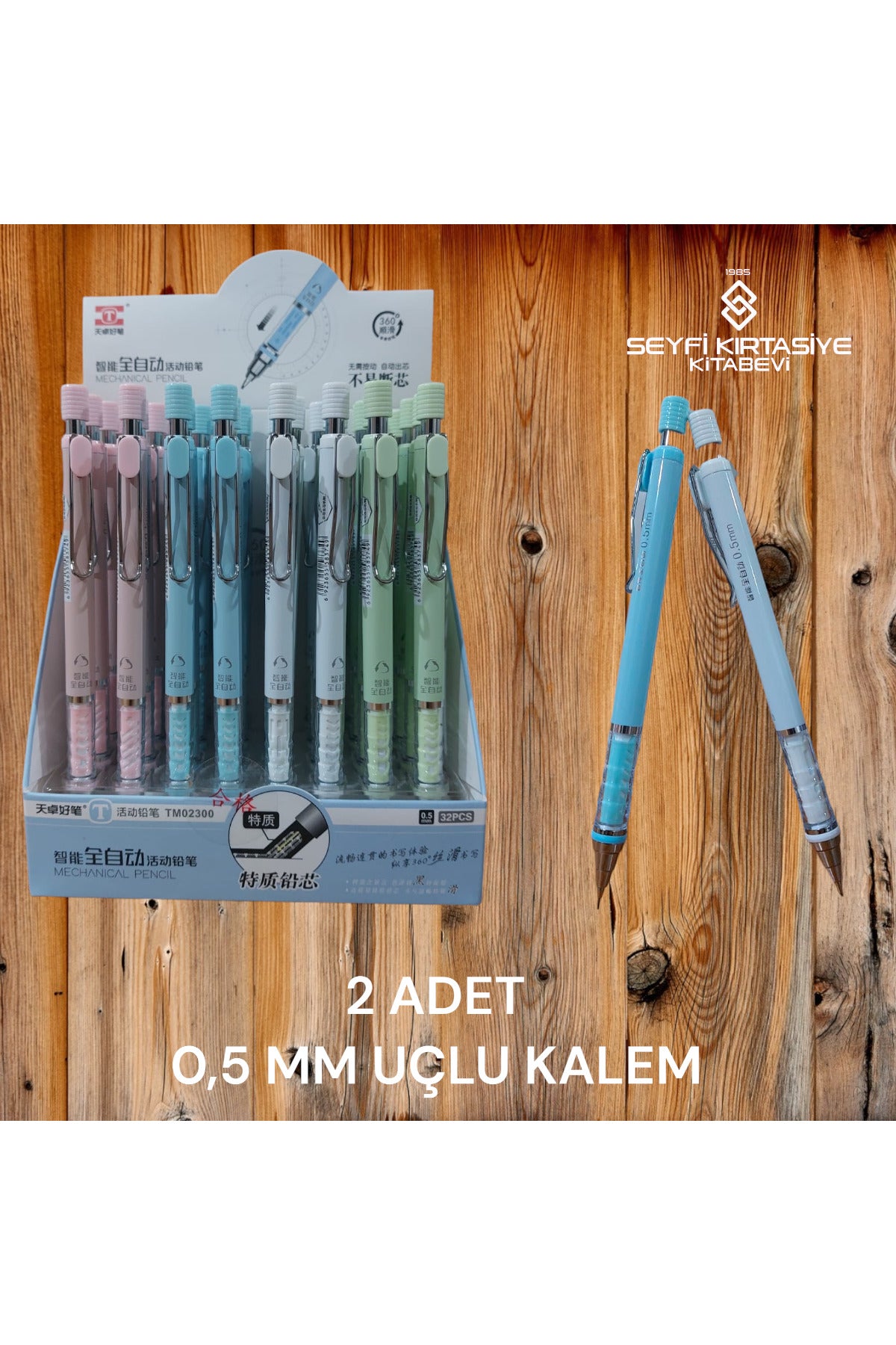 0.5 MM VERSATİL UÇLU KALEM 2 ADET TM2300
