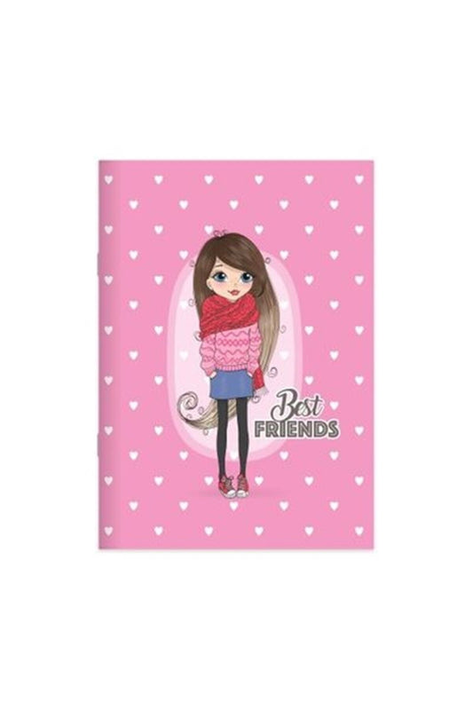 A4 Çizgisiz 40 Yaprak Karton Kapak Dikişli Defter 60 Gr Beyaz Renk Kağıt