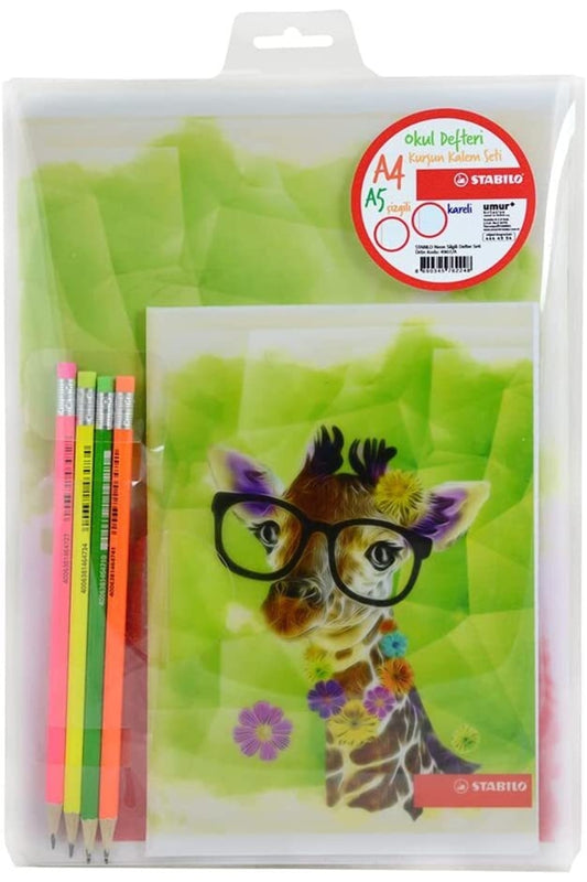 Defter Ve Kalem Seti Karışık Desen Yollanmaktadır.