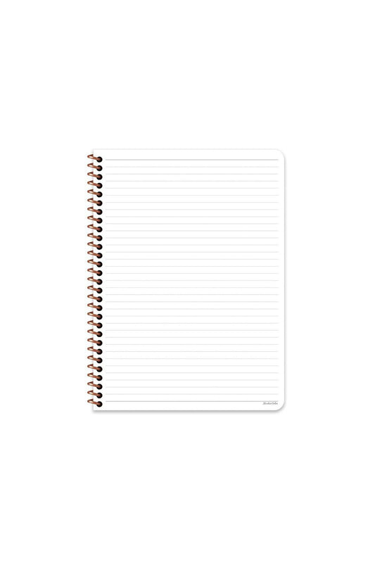 ÇİZGİLİ A4 EBAT 80 YAPRAK KARTONKAPAK TELLİ DEFTER BEYAZ RENK 60 GR KAĞIT