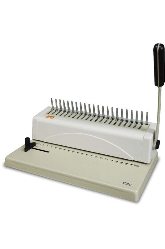 C210 PLASTİK SPİRAL CİLT MAKİNESİ
