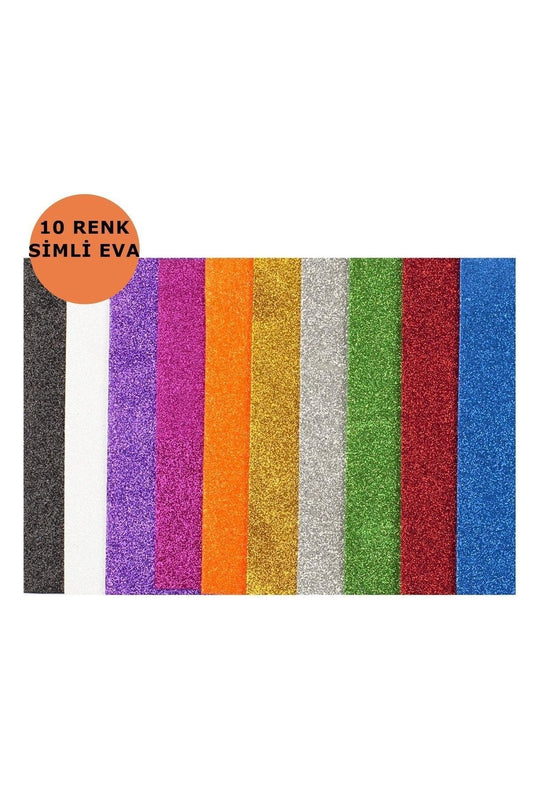 A4 Simli Eva 2 Mm 10 Renk Karışık