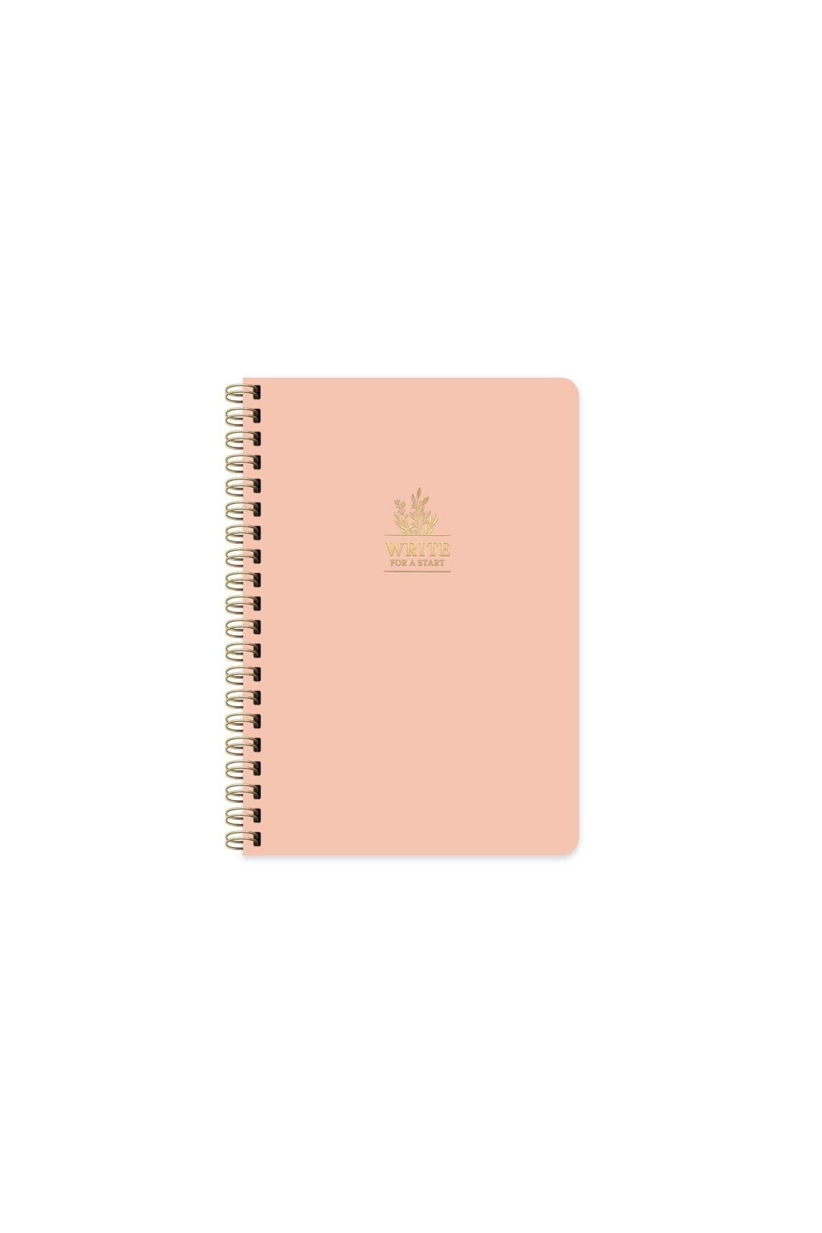 Write For A Start A5 Çizgili Spiralli Defter Somon