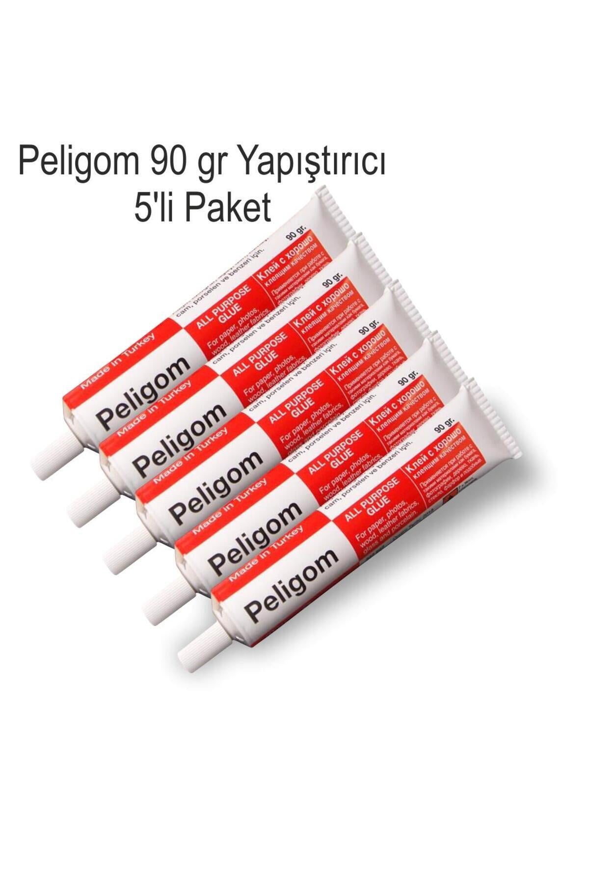Pelikan Kuvvetli Sıvı Yapıştırıcı 90 gr - Metal Tüp 5 Li Paket