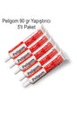 Pelikan Kuvvetli Sıvı Yapıştırıcı 90 gr - Metal Tüp 5 Li Paket
