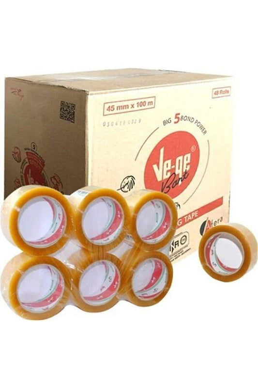Koli Bantı Aslan 45x40mt Şeffaf (96 Lı Paket)