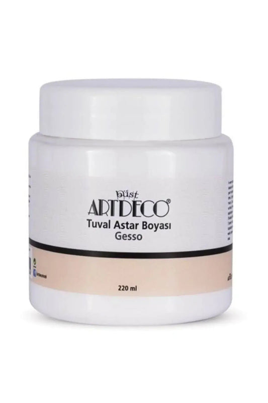 Gesso 220ml Tuval Astar Boyası Beyaz / Y-85N- 930