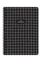 College Telli Defter Çizgisiz 16x22 Cm Telli Beyaz 80 Sayfalı Plastik Kapak