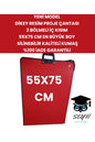 55X75 CM DİKEY RESİM PROJE ÇANTASI 2 BÖLMELİ İÇ KISIM EN BÜYÜK BOY SİLİNEBİLİR KALİTELİ KUMAŞ