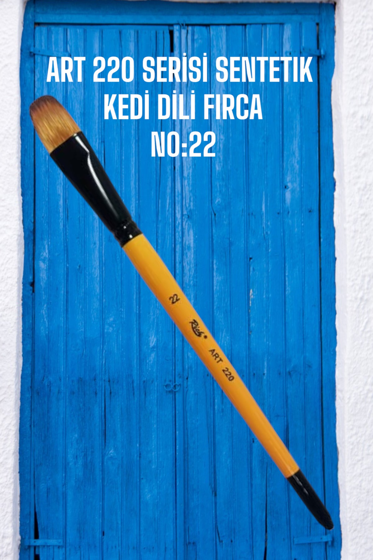 ART-220 SENTETİK KEDİ DİLİ FIRÇA N0:22