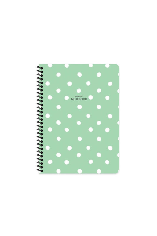 ÇİZGİLİ 16x22 CM 80 YAPRAK PLASTİK KAPAK TELLİ DEFTER 60 GRAM BEYAZ SAYFA PUANTİYE