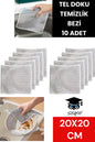 TEL DOKU TEMİZLİK BEZİ 10 ADET