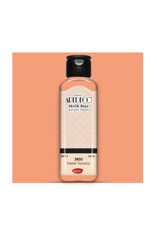 Akrilik Boya Pastel 140 ml Pastel Turuncu 3803