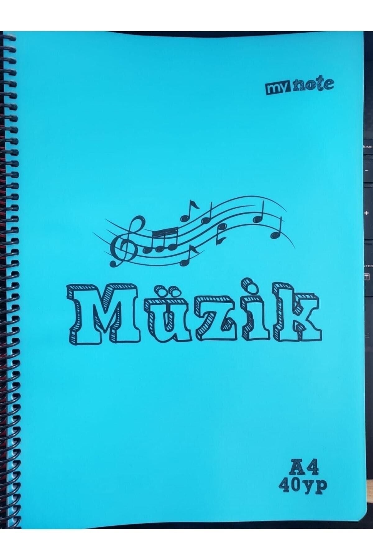 My Note 40 Yaprak Plastik Kapak Spiralli Müzik Defteri(1 ADET)