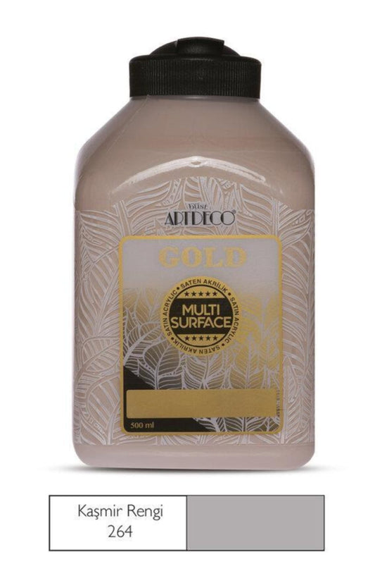 Gold Multi Surface Akrilik Boya 500 Ml. 266 Vizon