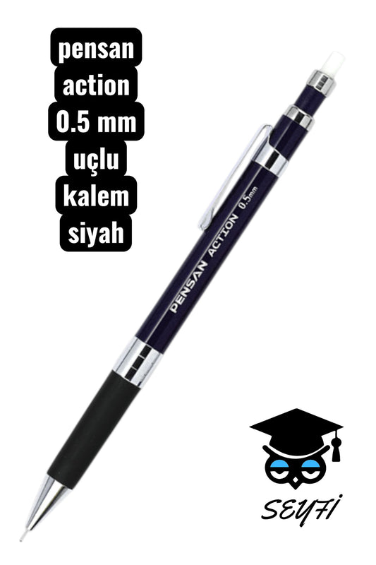 pensan Action Versatil Kalem 0.5 mm uçlu kalem silikon tutma alanı ve kaliteli mekanizma