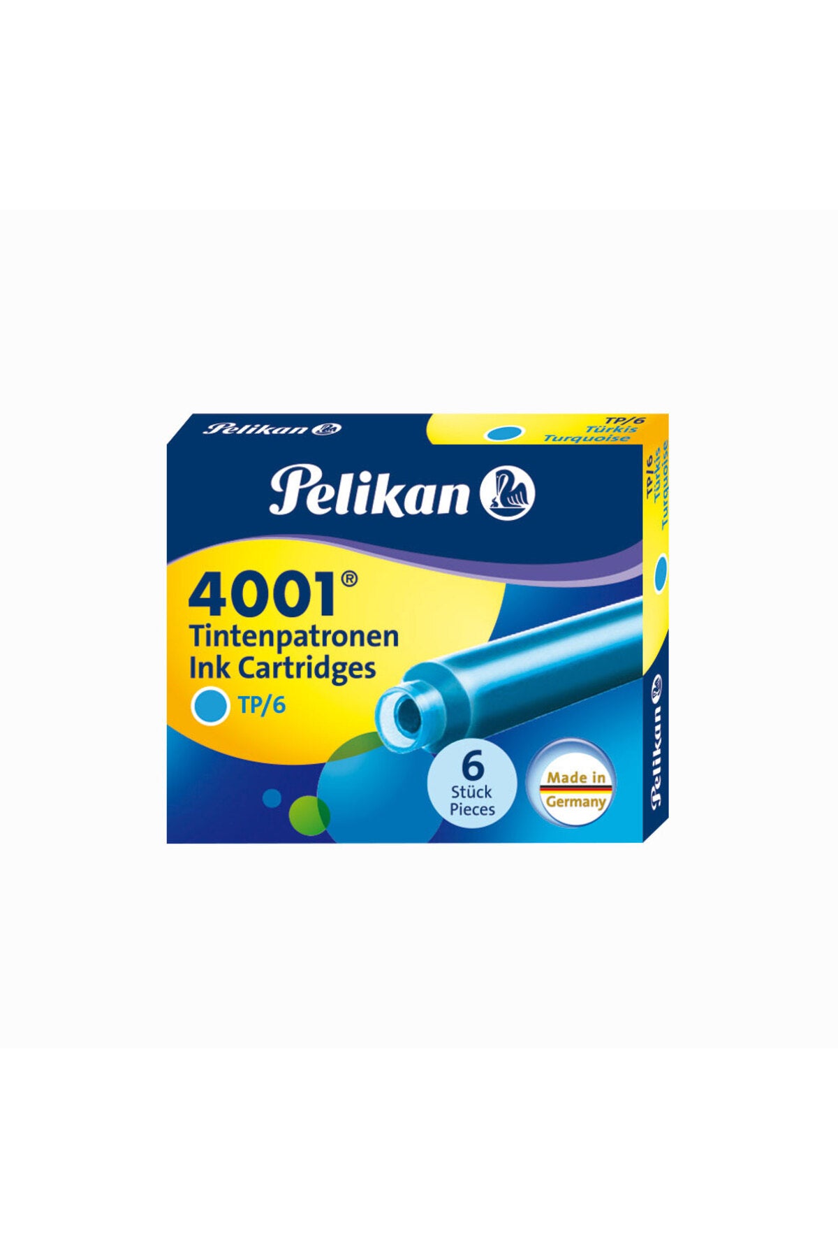 4001 6'lı Kısa Kartuş TP/6 Turkuaz