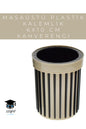 MASAÜSTÜ PLASTİK KALEMLİK 6X10 CM RENKLİ