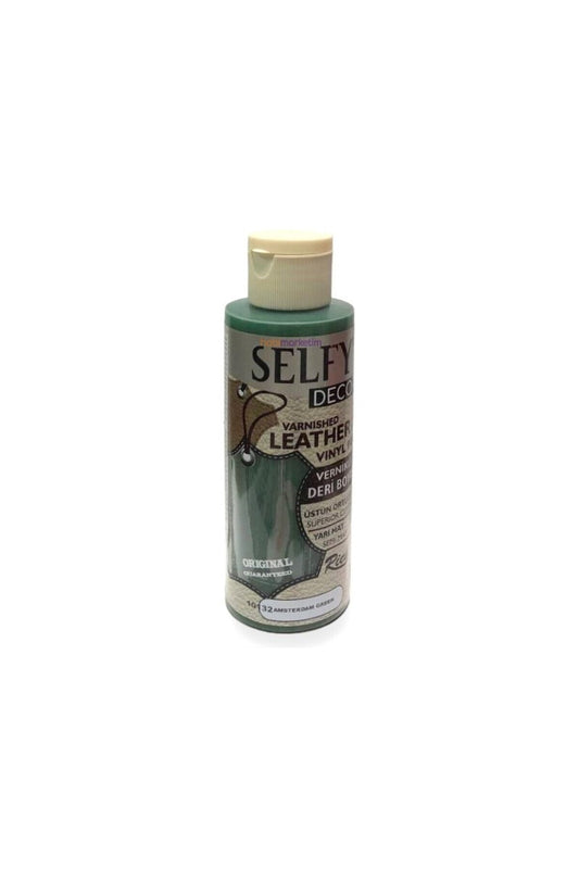 SELFY DECOR DERI BOYASI 120 CC AMSTERDAM YEŞİLİ