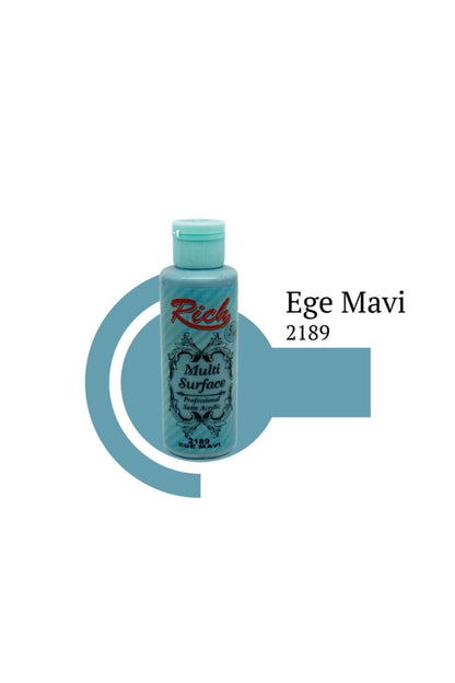 Multi Surface 2189 Ege Mavi Akrilik Boya 120 cc