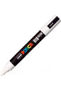 Uniball Posca 1.8-2.5mm Yuvarlak Uçlu Poster Markörü Beyaz / Pc5m