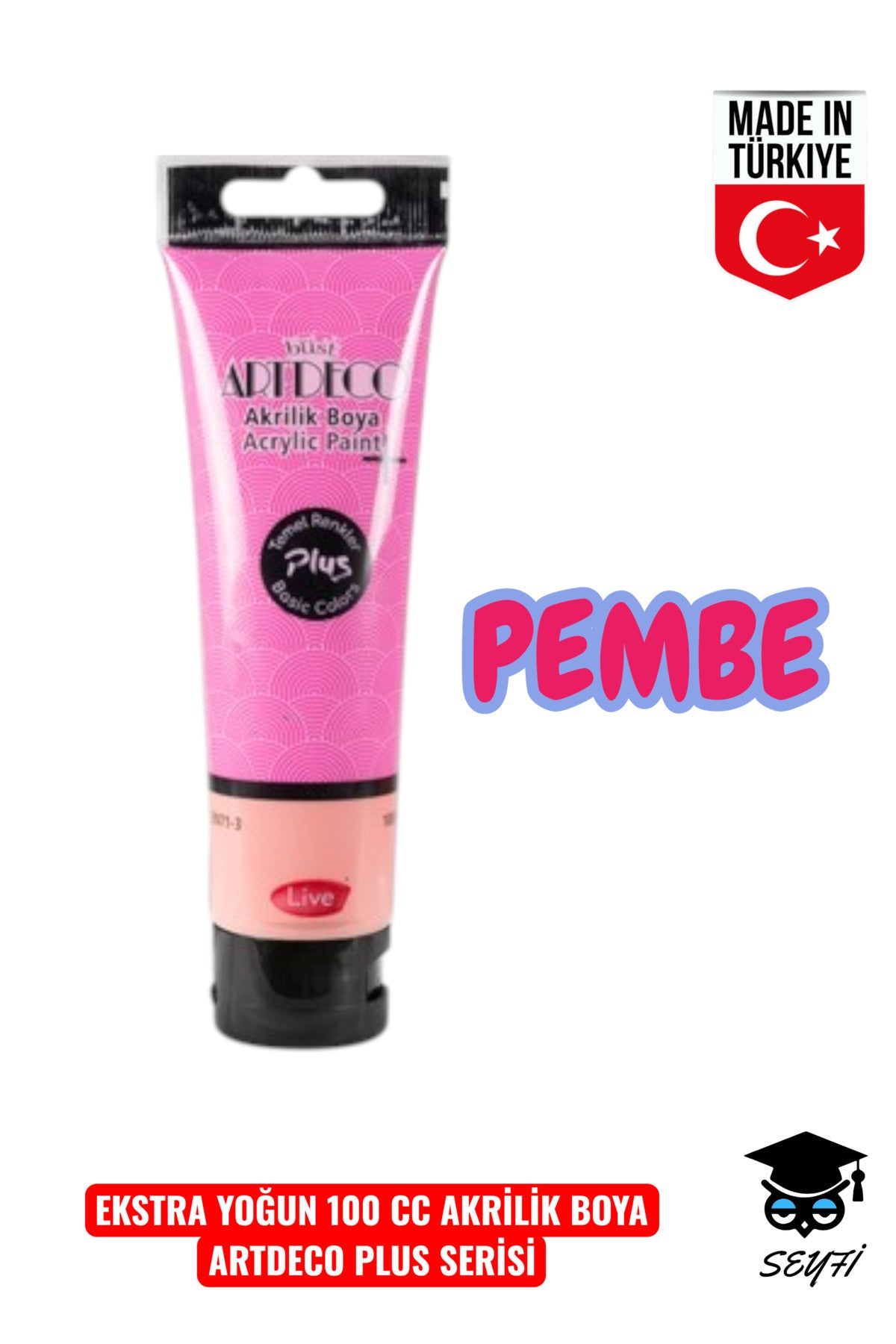 100 ML EKSTRA YOĞUN AKRİLİK BOYA ARTDECO PLUS SERİ