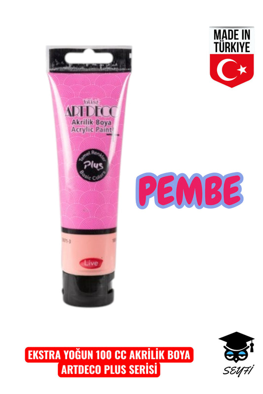 100 ML EKSTRA YOĞUN AKRİLİK BOYA ARTDECO PLUS SERİ