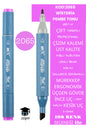 ÇİFT TARAFLI PROFESYONEL ÇİZİM KALEMİ KALICI MÜREKKEP ÜÇGEN GÖVDE İNCE UÇ 1 MM KESİK UÇ 2-6MM SKETCH
