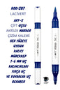 ART-X ÇİFT UÇLU AKRİLİK MARKER ÇİZİM KALEMİ HER YÜZEYE UYGUN KALICI MÜREKKEP 1-6 MM UÇ KALINLIKLARI