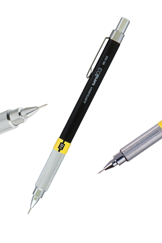 uni-ball 0.3/ 0.35 mm versatil uçlu kurşun kalem çizim kalemi m3-552