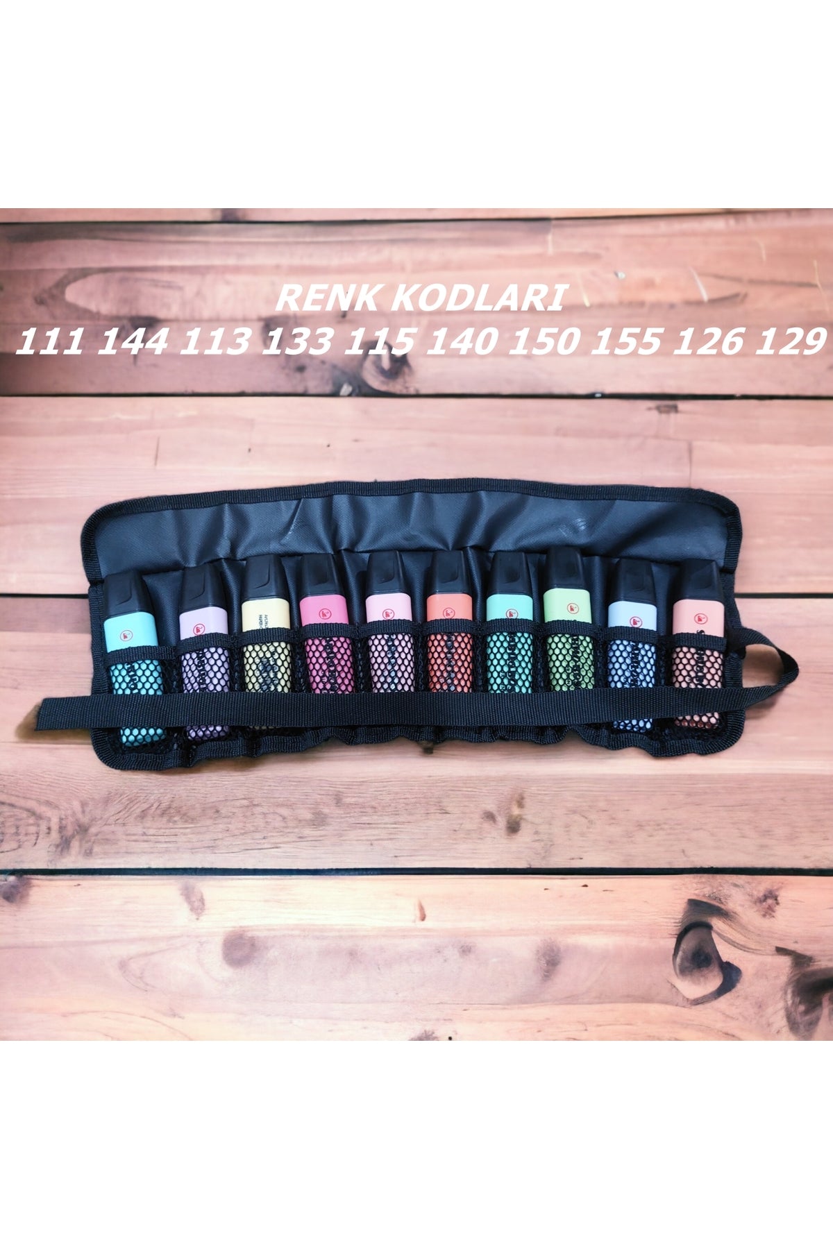STABİLO BOSS PASTEL RENKLER 10 ADET+ HEDİYE ÖZEL ÜRETİM RULO KALEMLİK
