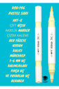 ART-X ÇİFT UÇLU AKRİLİK MARKER ÇİZİM KALEMİ HER YÜZEYE UYGUN KALICI MÜREKKEP 1-6 MM UÇ KALINLIKLARI