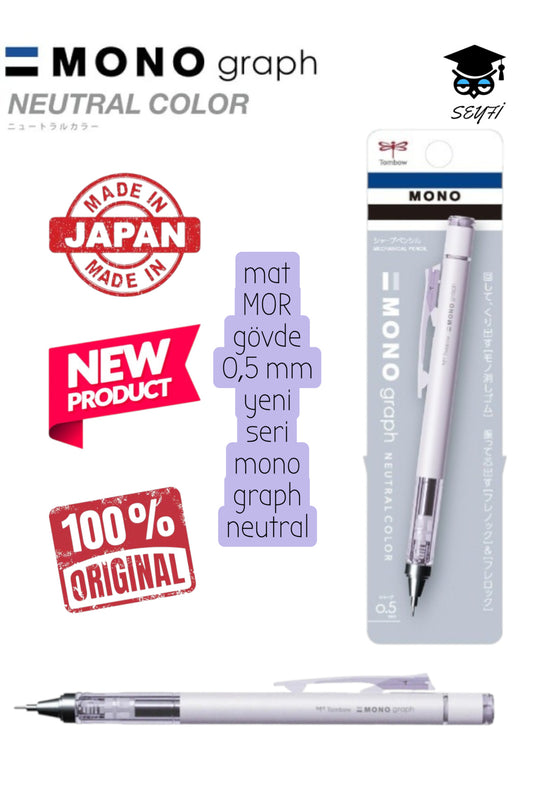 mat gövde 0,5 mm yeni seri tombow mono graph neutral