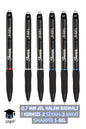 SHARPİE s-gel 0.7 mm mürekkepli basmalı jel kalem 3 renk mavi siyah kırmızı