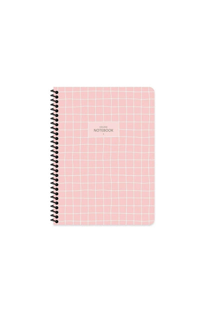 ÇİZGİLİ 16x22 CM 80 YAPRAK PLASTİK KAPAK TELLİ DEFTER 60 GRAM BEYAZ SAYFA COFFEE