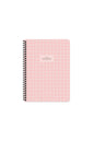 ÇİZGİLİ 16x22 CM 80 YAPRAK PLASTİK KAPAK TELLİ DEFTER 60 GRAM BEYAZ SAYFA COFFEE
