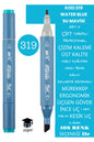 ÇİFT TARAFLI PROFESYONEL ÇİZİM KALEMİ KALICI MÜREKKEP ÜÇGEN GÖVDE İNCE UÇ 1 MM KESİK UÇ 2-6MM SKETCH