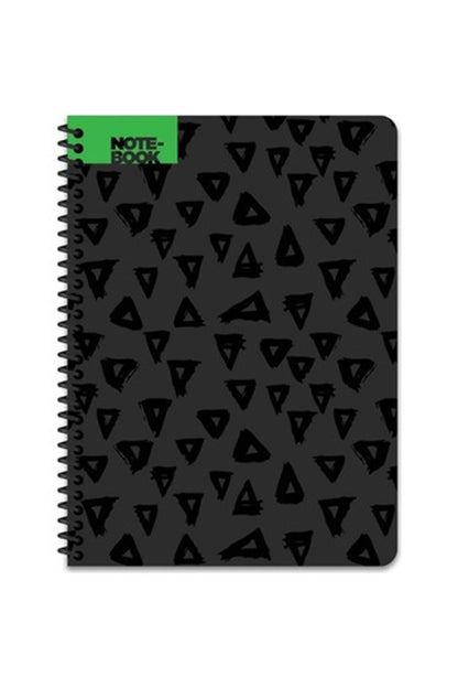 16x22 Cm 80 Yaprak Çizgisiz Esnek Karton Kapak Telli Defter 60 Gram Beyaz Sayfa